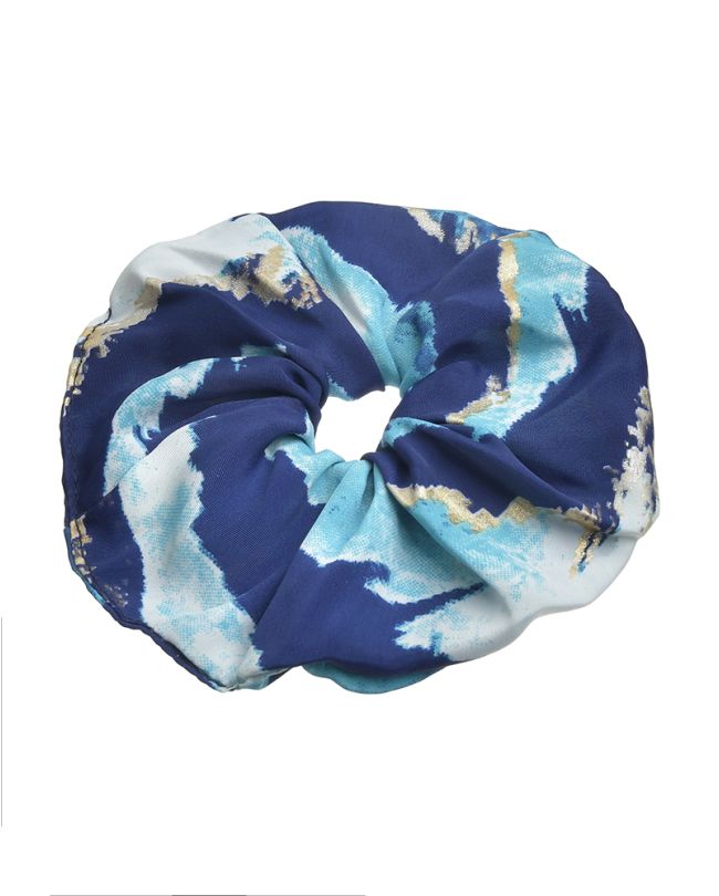 SCRUNCHIE ''TIE DYE'' IN BLUE COLOR