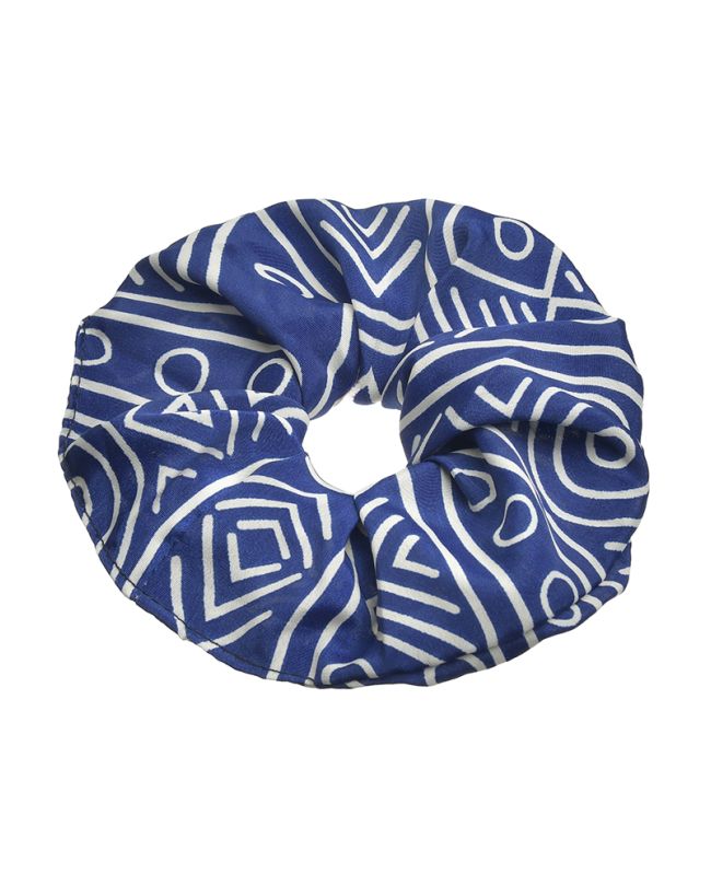 SCRUNCHIE IN BLUE/WHITE COLOR Φ8Χ2