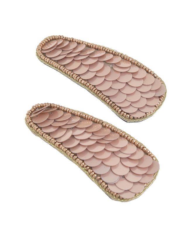 S/2 HAIR CLIPS IN PINK