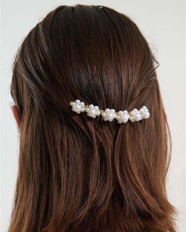 ΚΛΙΠ ΜΑΛΛΙΩΝ ΜΕ ΧΤΕΝΑΚΙ ΜΕ ΛΕΥΚΕΣ ΠΕΡΛΕΣ