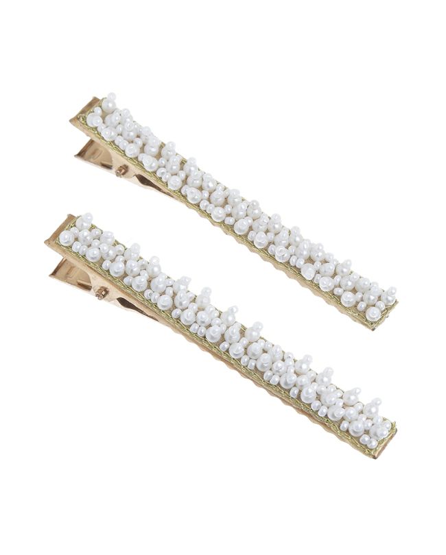 S/2 ΤΣΙΜΠΙΔΑΚΙΑ ΜΑΛΛΙΩΝ ΜΕ ΛΕΥΚΕΣ ΠΕΡΛΕΣ