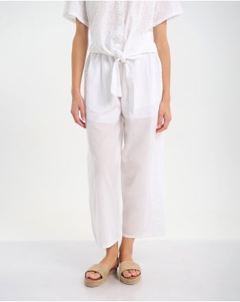 ΠΑΝΤΕΛΟΝΑ ΣΕ ΛΕΥΚΟ ΧΡΩΜΑ ONE SIZE (100% COTTON)