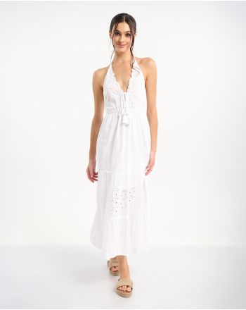 ΦΟΡΕΜΑ ΜΑΚΡΥ ΕΞΩΠΛΑΤΟ ΚΑΙ ΔΙΑΚΟΣΜΗΤΙΚΑ ΦΟΥΝΤΑΚΙΑ ONE SIZE (100% COTTON)