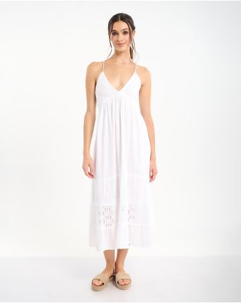 ΦΟΡΕΜΑ ΜΑΚΡΥ ΕΞΩΠΛΑΤΟ ΣΕ ΛΕΥΚΟ ΧΡΩΜΑ ONE SIZE (100% COTTON)