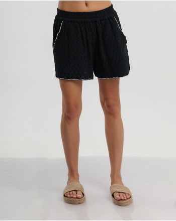 SHORTS IN BLACK COLOR  ONE SIZE (100% COTTON)