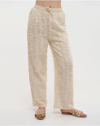 PANTS IN ECRU COLOR ONE SIZE (100%COTTON)