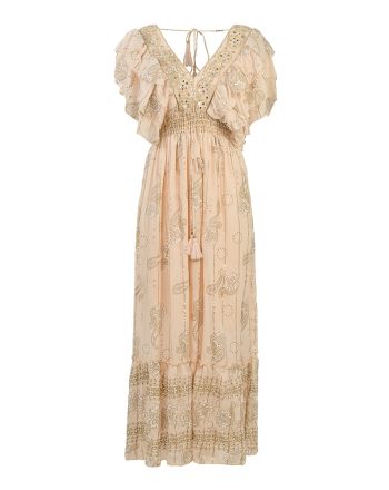 ΦΟΡΕΜΑ ΜΑΚΡΥ ΣΕ ΑΠΑΛΟ ΡΟΖ ONE SIZE (100% COTTON)