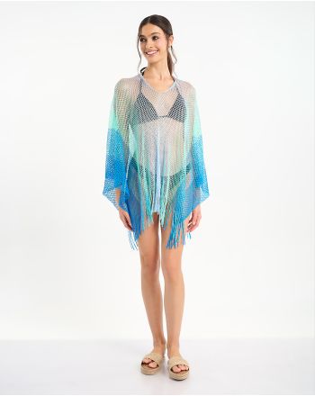 ΚΙΜΟΝΟ ΔΙΧΤΥΩΤΟ ΣΕ ΜΠΛΕ ΑΠΟΧΡΩΣΕΙΣ ONE SIZE (100% POLYESTER)