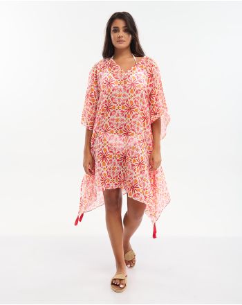 ΚΑΦΤΑΝΙ ΡΟΖ ΜΕ ΠΟΡΤΟΚΑΛΙ ΛΟΥΛΟΥΔΙΑ ONE SIZE (100% COTTON)