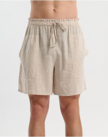 ΣΟΡΤΣΑΚΙ ΑΝΔΡΙΚΟ ΜΠΕΖ M/L (100% COTTON SLUB)