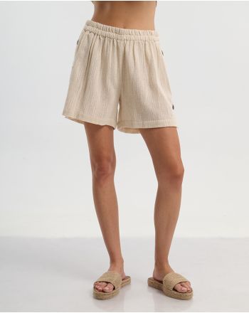 ΕΚΡΟΥ ΣΟΡΤΣΑΚΙ ΜΕ ΚΟΥΜΠΙΑ ΣΤΟ ΠΛΑΙ ONE SIZE ( 100% COTTON)