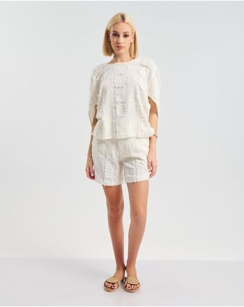 ΜΠΛΟΥΖΑΚΙ ΣΕ ΛΕΥΚΟ ΧΡΩΜΑ ONE SIZE ( 100% COTTON)