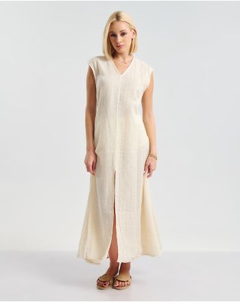 ΦΟΡΕΜΑ ΕΚΡΟΥ ΜΕ ΧΡΥΣΕΣ ΛΕΠΤΟΜΕΡΕΙΕΣ ONE SIZE ( 100% COTTON)