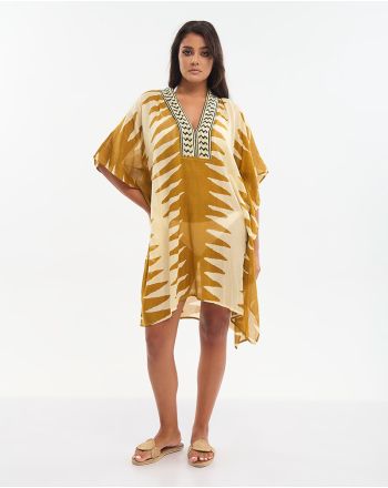 ΚΑΦΤΑΝΙ ΚΟΝΤΟ ΜΠΕΖ/ΚΑΦΕ ONE SIZE (100% COTTON)