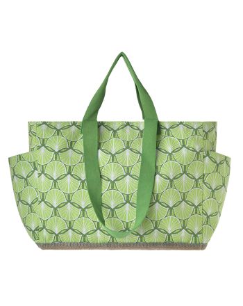 ΤΣΑΝΤΑ ΥΦΑΣΜΑΤΙΝH ΠΡΑΣΙΝΗ 48X38X18 (50% COTTON 50% POLYESTER)