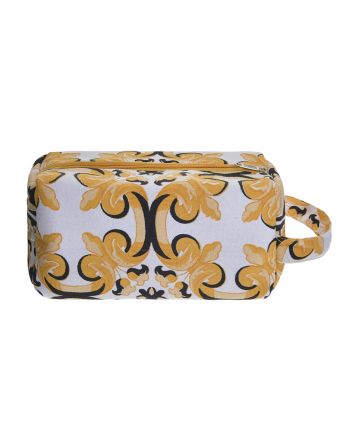 CANVAS POUCH IN MUSTARD COLOR 23X12X10 (100% COTTON CANVAS WITH POLYESTER LINING)