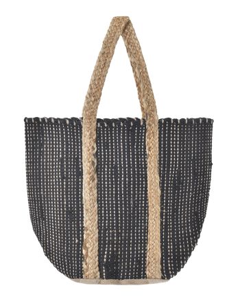 ΤΣΑΝΤΑ ΑΠΟ ΓΙΟΥΤΑ ΜΑΥΡΗ 32X40X28 (100% ΓΙΟΥΤΑ)