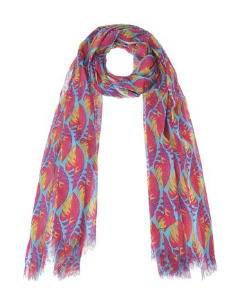 ΦΟΥΛΑΡΙ/ΠΑΡΕΟ ΡΟΖ/ΜΠΛΕ/ΠΟΡΤΟΚΑΛΙ 180Χ100 (100% COTTON)