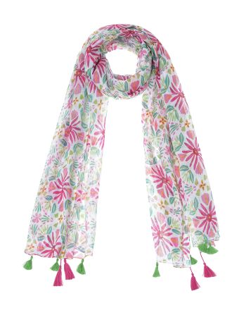 ΦΟΥΛΑΡΙ/ΠΑΡΕΟ ΠΟΛΥΧΡΩΜΟ ΜΕ ΦΟΥΝΤΑΚΙΑ 180Χ100 (100% COTTON)