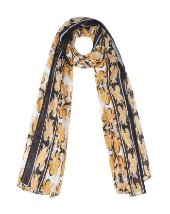 ΦΟΥΛΑΡΙ/ΠΑΡΕΟ ΠΟΡΤΟΚΑΛΙ/ΛΕΥΚΟ 110Χ180 (100% COTTON)