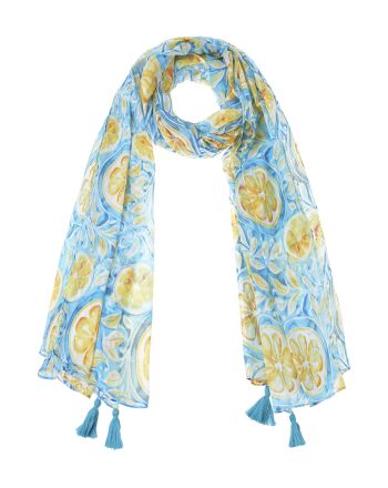 ΦΟΥΛΑΡΙ/ΠΑΡΕΟ ΤΥΡΚΟΥΑΖ ΜΕ ΚΙΤΡΙΝΑ ''ΛΟΥΛΟΥΔΙΑ''(100%COTTON)