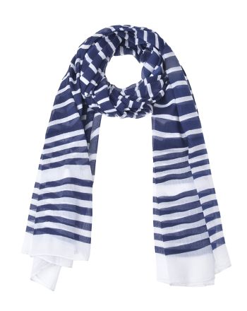 ΦΟΥΛΑΡΙ/ΠΑΡΕΟ ΣΕ ΛΕΥΚΟ ΧΡΩΜΑ ΜΕ ΜΠΛΕ ΓΡΑΜΜΕΣ 100Χ180 (100% COTTON)