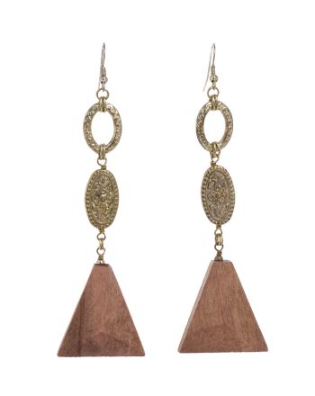 S/2 ΣΚΟΥΛΑΡΙΚΙΑ ΜΕ ΞΥΛΙΝΑ ΤΡΙΓΩΝΑ 10X3