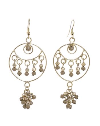 S/2 ΣΚΟΥΛΑΡΙΚΙΑ ME ΧΡΥΣΟΥΣ ΚΥΚΛΟΥΣ ΚΑΙ ΧΑΝΤΡΕΣ 8X3.5