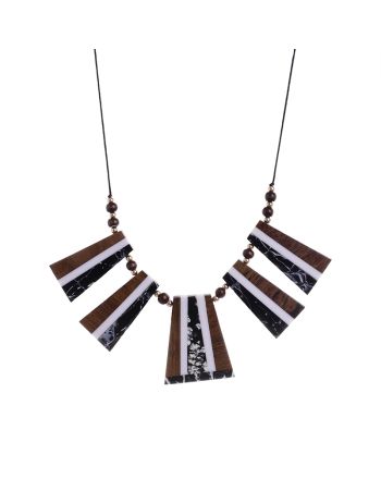 ΚΟΛΙΕ ΞΥΛΙΝΟ ΑΣΠΡΟΜΑΥΡΟΙ ΡΟΜΒΟΙ 25X22