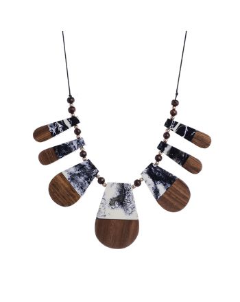 ΚΟΛΙΕ ΞΥΛΙΝΟ ΜΑΥΡΟ ΜΑΡΜΑΡΟ 28X14