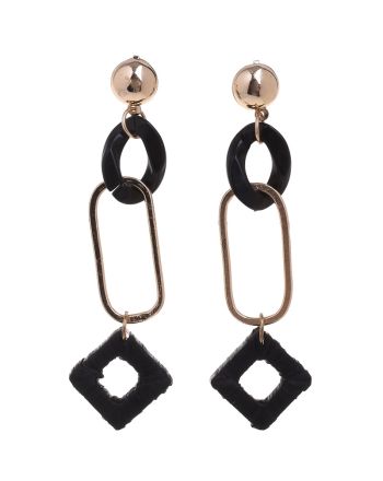 ΜΑΚΡΙΑ ΣΚΟΥΛΑΡΙΚΙΑ ΜΕ ΧΡΥΣΑ/ΜΑΥΡΑ ΣΧΗΜΑΤΑ 9X3