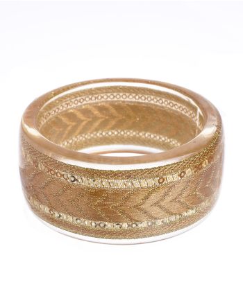 ΠΛΑΣΤΙΚΟ ΒΡΑΧΙΟΛΙ ΜΕ ΧΡΥΣΗ ΚΟΡΔΕΛΑ Δ7X4