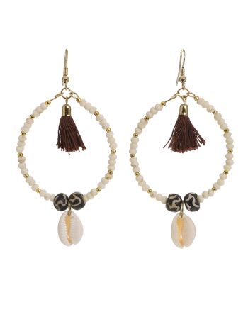 S/2 ΣΚΟΥΛΑΡΙΚΙΑ ΛΕΥΚΟ ΜΕ ΧΑΝΤΡΕΣ ΚΑΙ ΦΟΥΝΤΑΚΙΑ 8X5