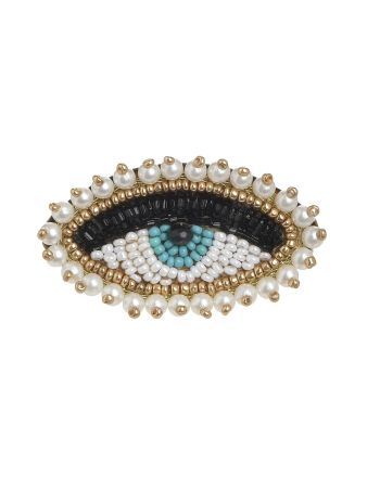 RING ''EYE WITH BEADS AND PEARLS 5Χ2