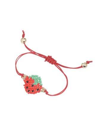 ΒΡΑΧΙΟΛΙ ΣΕ ΚΟΚΚΙΝΟ ΧΡΩΜΑ ΜΕ ΣΧΕΔΙΟ ''ΦΡΑΟΥΛΑ''