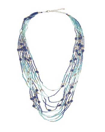 TURQUOISE/PURPLE NECKLACE