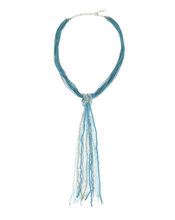 LONG NECKLACE IN BLUE
