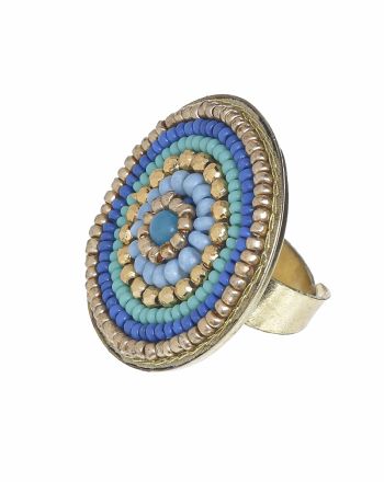 RING WITH BLUE STONE