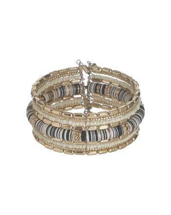 ΒΡΑΧΙΟΛΙ ΣΕ ΕΚΡΟΥ/ΧΡΥΣΟ ΧΡΩΜΑ ΜΕ ΧΑΝΤΡΕΣ Φ8Χ2