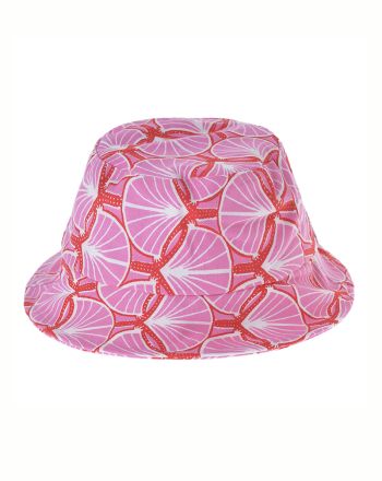 ΚΑΠΕΛΟ ΥΦΑΣΜΑΤΙΝΟ ΡΟΖ/ΚΟΚΚΙΝΟ (100% COTTON)