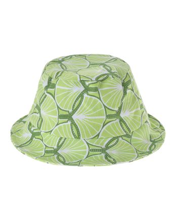 FABRIC BUCKET HAT IN GREEN COLOR Φ25Χ8 (100% COTTON)