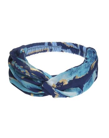 HEAD BAND  ''TIE DYE'' IN BLUE COLOR
