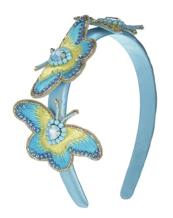 ΣΤΕΚΑ ΜΑΛΛΙΩΝ ''ΠΕΤΑΛΟΥΔΕΣ'' ΣΕ ΓΑΛΑΖΙΟ/ΚΙΤΡΙΝΟ ΧΡΩΜΑ ΜΕ ΧΑΝΤΡΕΣ