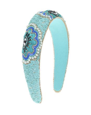 ΣΤΕΚΑ ΜΑΛΛΙΩΝ ΣΕ ΤΥΡΚΟΥΑΖ ΜΕ ΣΧΕΔΙΟ 'ΜΑΤΙ'