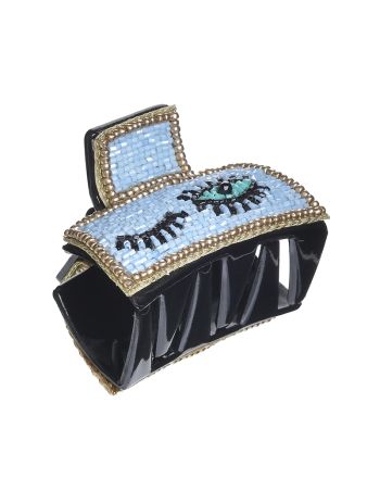 CLAMMER IN BLUE/GOLD WITH 'EYE' DESIGN