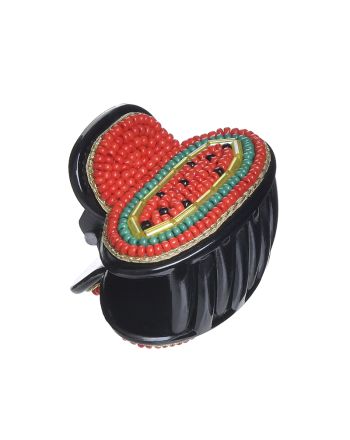 CLAMMER WITH WATERMELON DESIGN
