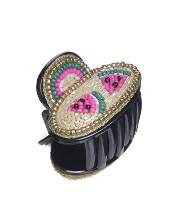 CLAMMER IN BEIGE/PINK WITH 'WATERMELON