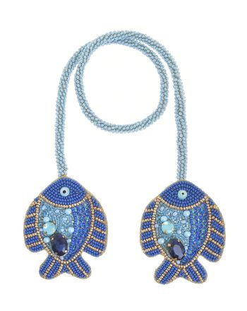 BAG TIE CHARM WITH FISH DESIGN